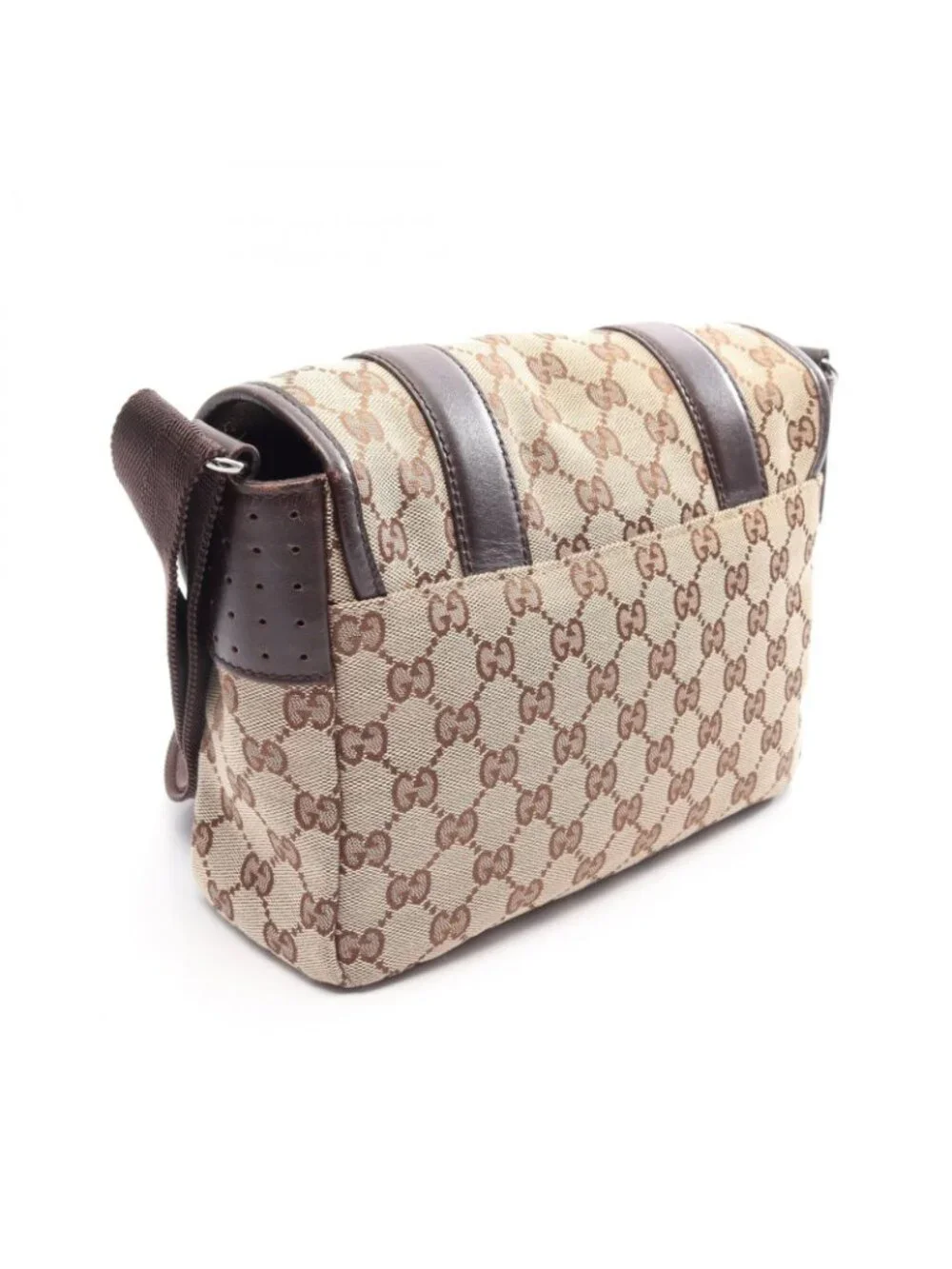 Gucci Shoulder Bag GG Canvas Beige Brown - Picture 2 of 13